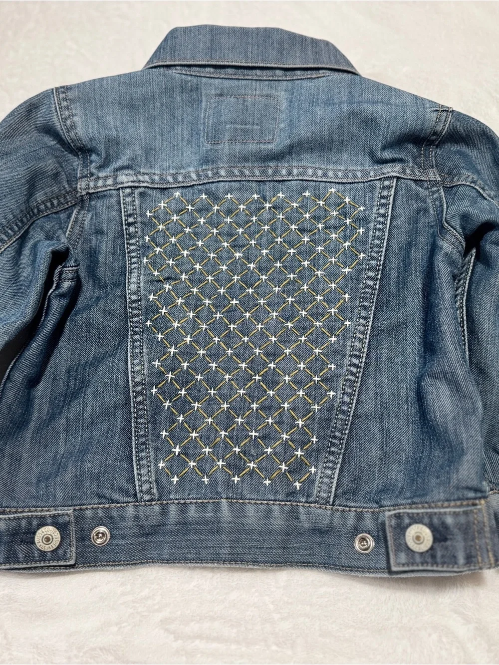 Levi's Kids 3T Denim Jacket with Sashiko Stitching